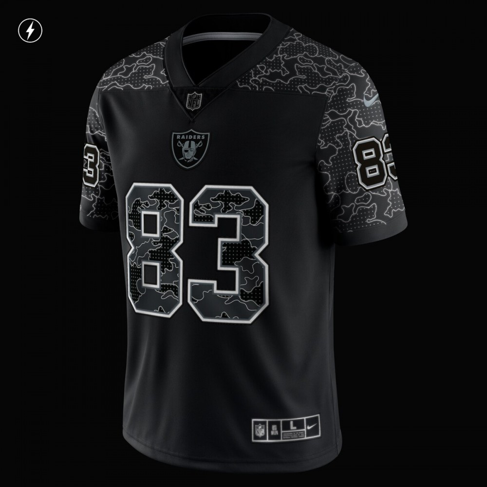 Darren Waller Las Vegas Raiders Nike RFLCTV Limited Jersey - Black-GridironStore